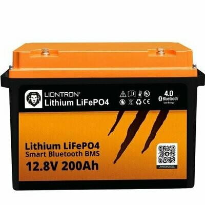 LIONTRON Lithium LiFePO4 12,8V 200Ah LX Arctic BMS mit Bluetooth