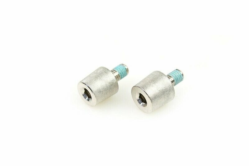 Batterie Poladapter / Schraubterminals M8 mit Schraubensicherung -geriffelt & vernickelt-