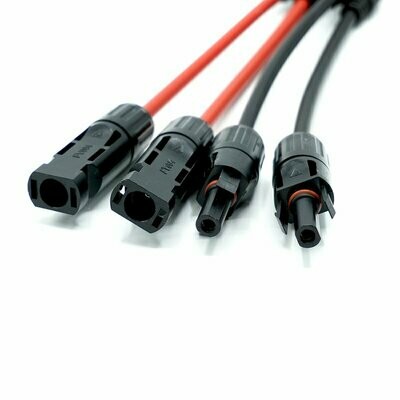 MC4 Y-Stecker Set zur Parallelverschaltung von 2 Solarmodulen - lang