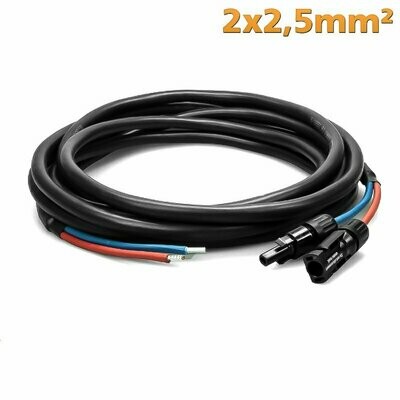 DAC 2x2,5mm² Solarkabel - Modul zu Laderegler mit MC4 Steckern DAC 2x2,5mm² Solarkabel - Modul zu Laderegler mit MC4 Steckern