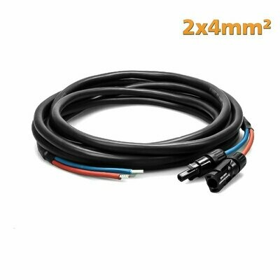 DAC 2x4mm² Solarkabel - Modul zu Laderegler mit MC4 Steckern DAC 2x4mm² Solarkabel - Modul zu Laderegler mit MC4 Steckern