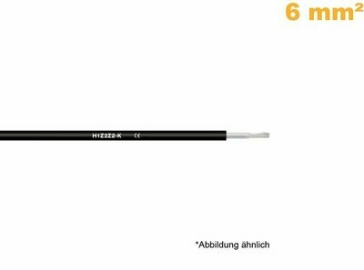 Solarkabel 6mm² rot oder schwarz als lfm Meter Solarkabel 6mm² rot oder schwarz als lfm Meter