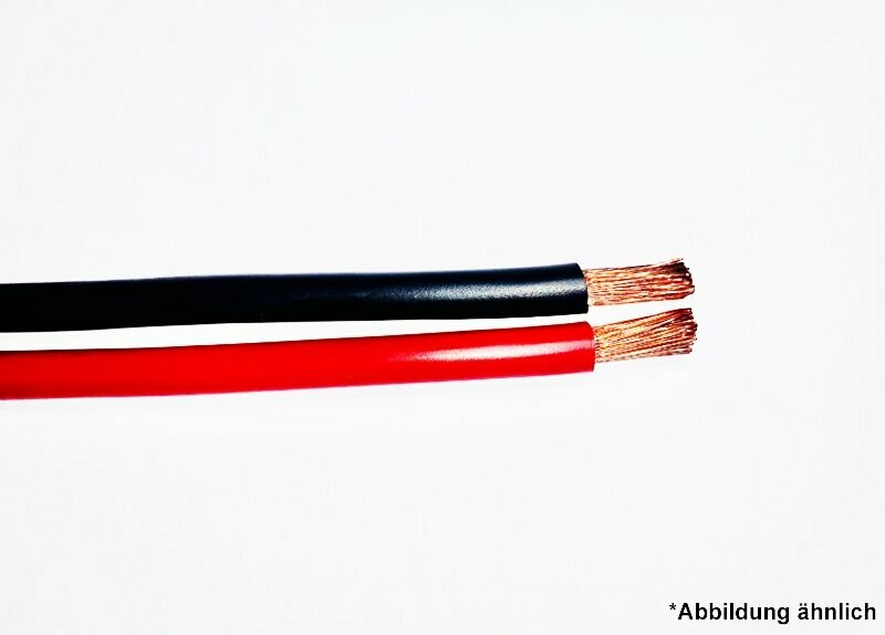 Batteriekabel flexibel, H07V-K 6,0-70,0 mm² pro Meter Batteriekabel flexibel, H07V-K 6,0-70,0 mm² pro Meter