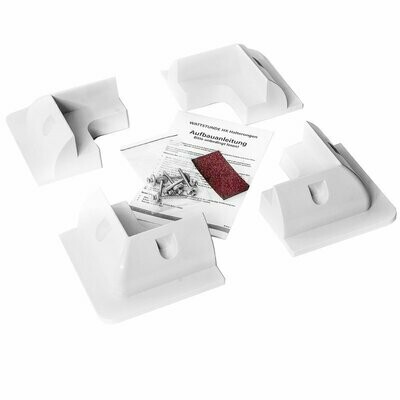 Solarmodul Halteecken für Wohnmobil HXE/W ABS Kunststoff weiss Solarmodul Halteecken für Wohnmobil HXE/W ABS Kunststoff weiss