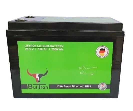 BullTron® LiFePO4 100Ah 24V Akku Bluetooth bis -10 Grad ladefähig* BullTron® LiFePO4 100Ah 24V Akku Bluetooth bis -10 Grad ladefähig*