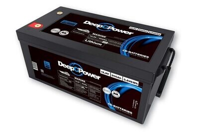 CS-Batteries Lithium LiFePO4 -Marine / Boot- Batterie 12,8V | 300Ah | 3840Wh