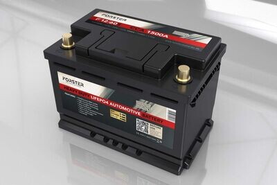 Forster Lithium LiFePo4 Premium Starter-Batterie 12.8V | 60Ah | LiFePO4 | Heavy Duty