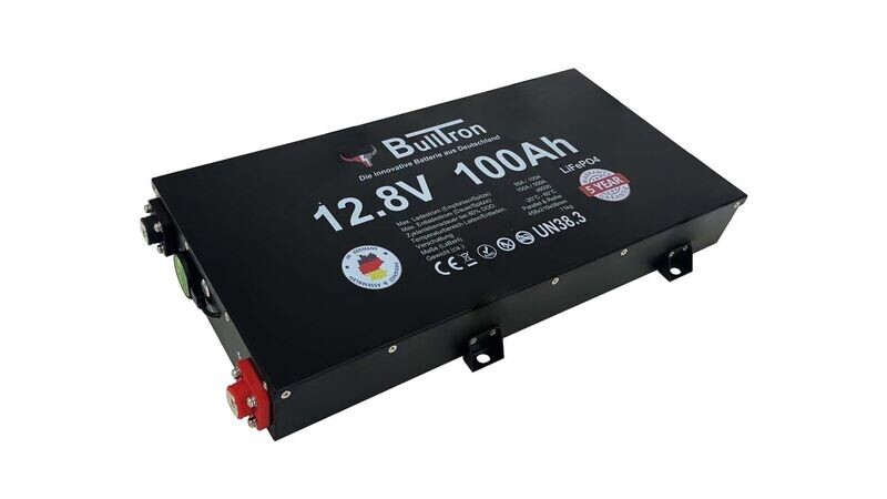 BullTron® SLIM 100Ah 12,8V Polar inkl. Smart BMS mit 150A Dauerstrom & Bluetooth App