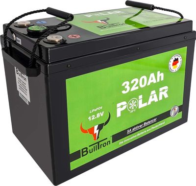 BullTron® 320Ah BullTron Polar LiFePO4 12.8V Akku mit Smart BMS, Bluetooth App und Heizung