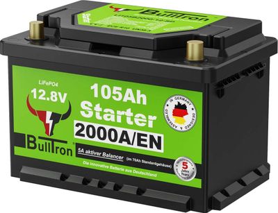 BullTron® 105Ah Polar Starter LiFePO4 12.8V Akku BullTron® 105Ah Polar Starter LiFePO4 12.8V Akku