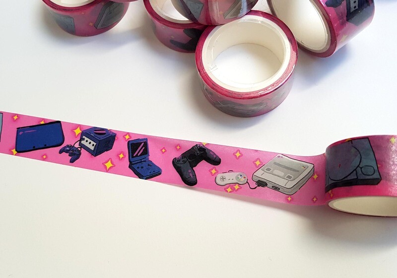 GamePink [Washi tape]
