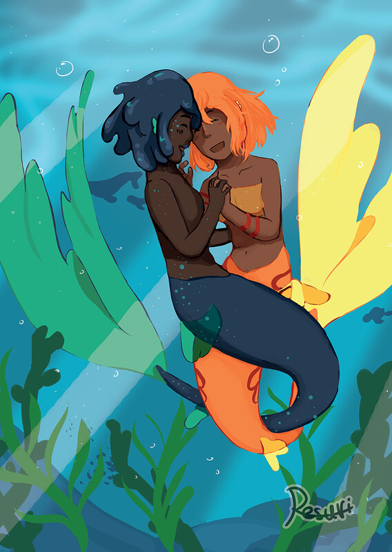 Mermaids [Print A3]