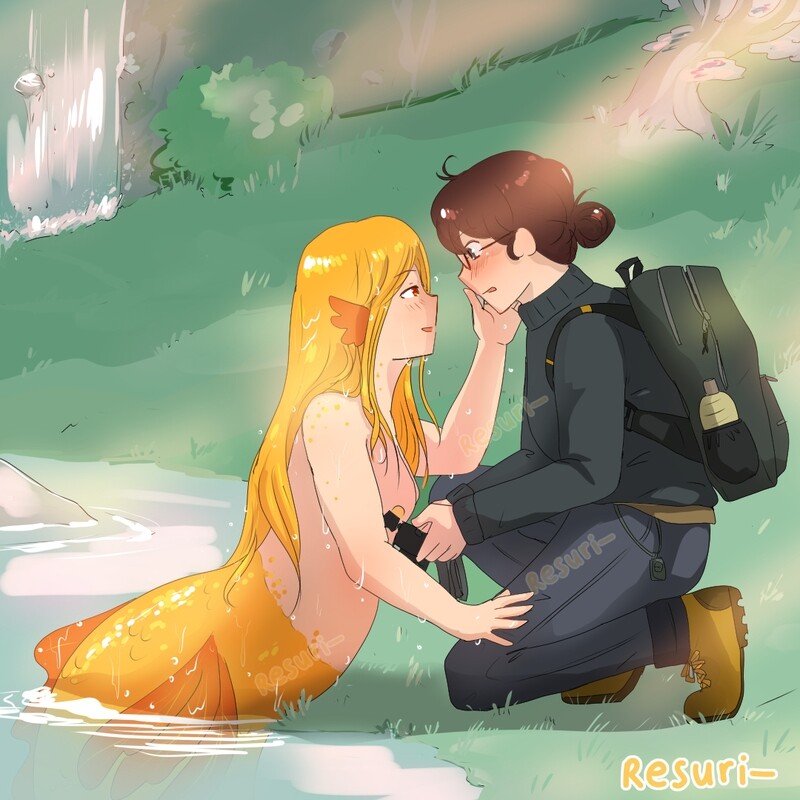Mermaid lover 1 [Print]