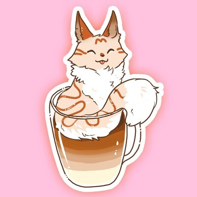 Cat latte [Sticker]