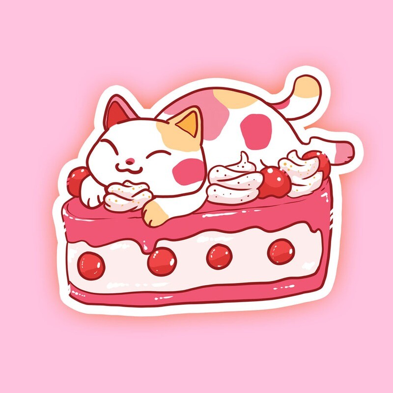 Cat cake [Sticker]