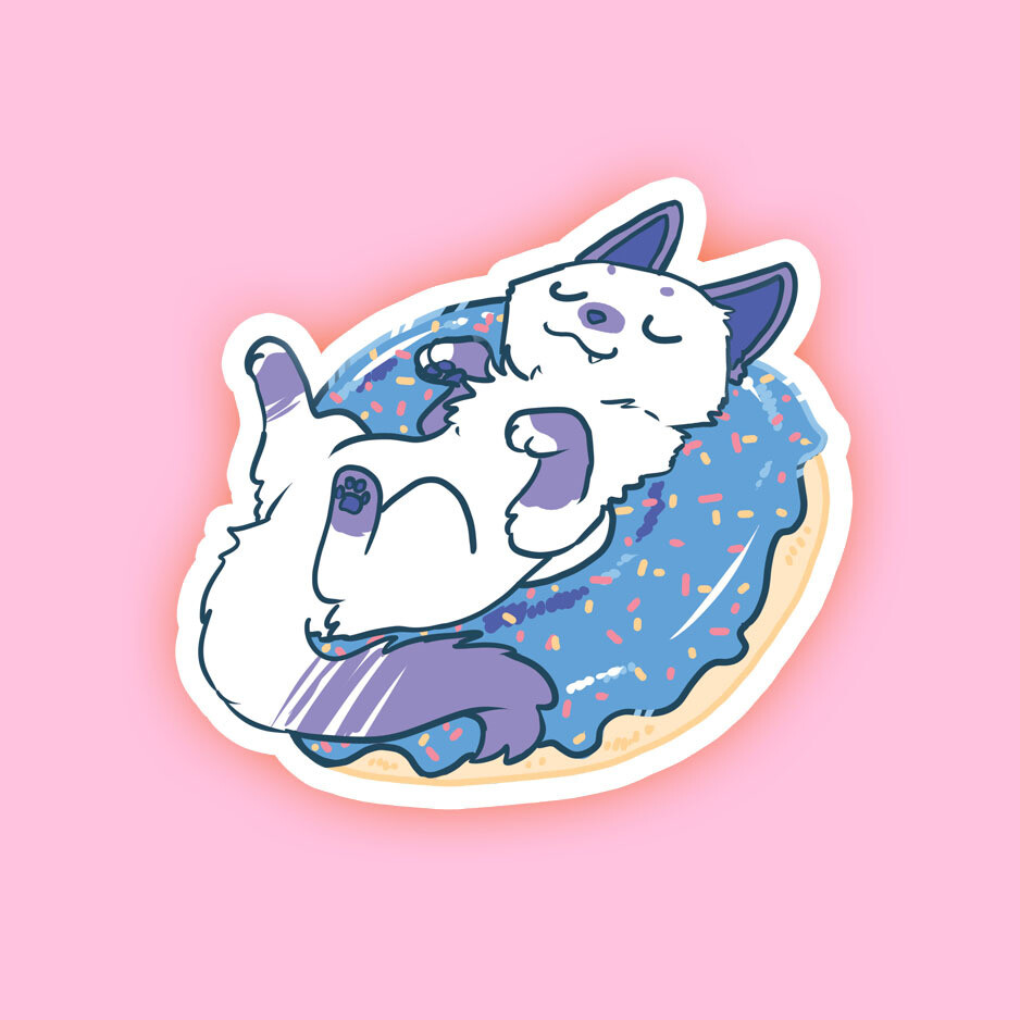 Cat donut [Sticker]