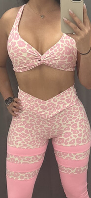 Doll Pink Leopard Dream Top