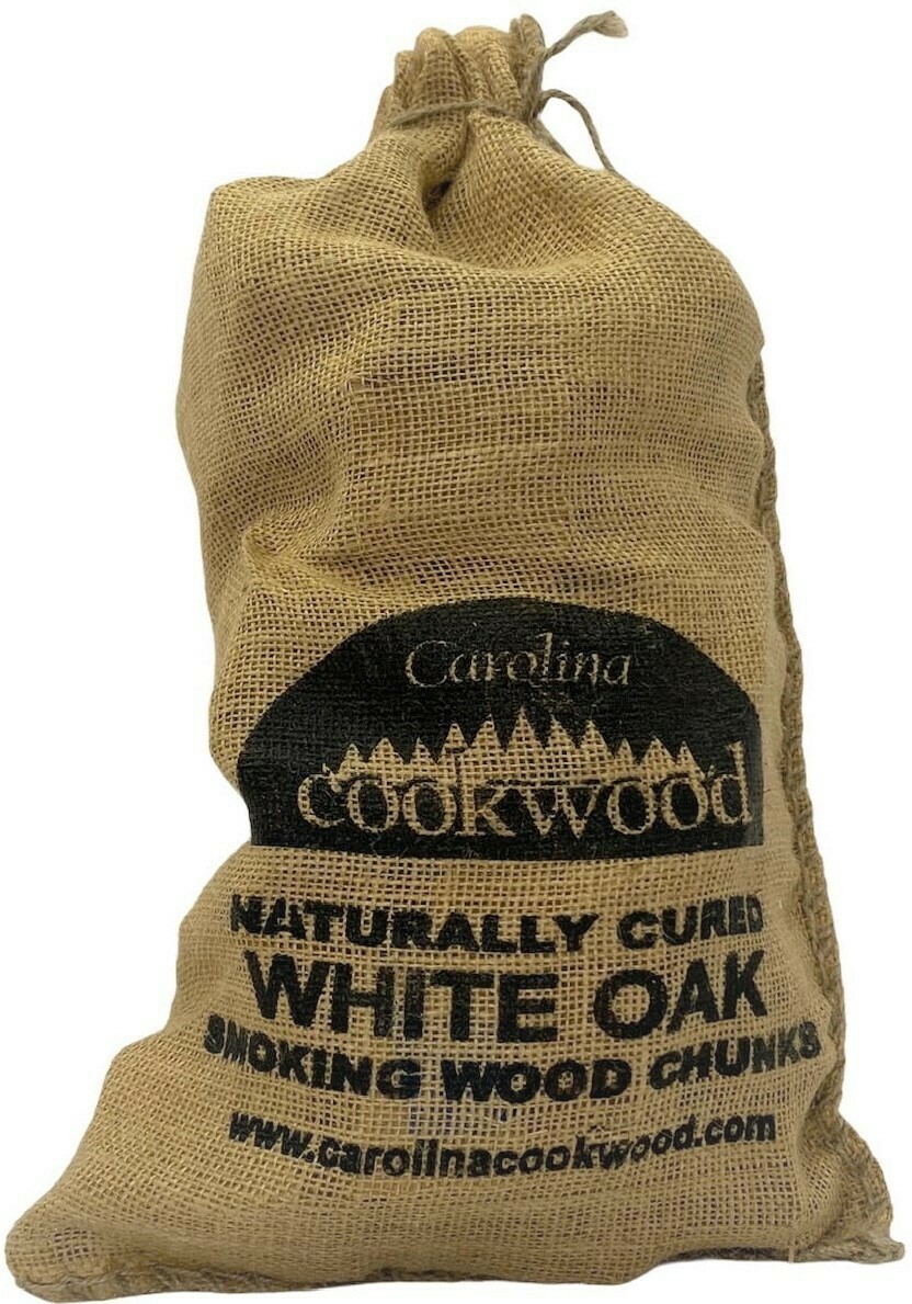 Carolina Cookwood White Oak Wood Smoking Chunks for BBQ Meat Brisket Ribs Chicken Turkey and More