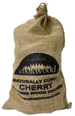 Carolina Cookwood Cherry Wood Smoking Chunks for BBQ Meat Brisket Ribs Chicken Turkey and More