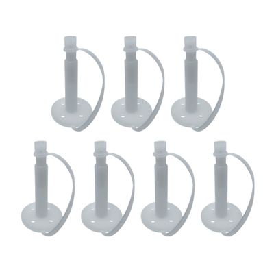 Polygem Liquid Concrete Repair Injection Ports (7-Pack) with Attached Caps – Compatible with LCR Epoxy Injection System for Concrete Crack Repair