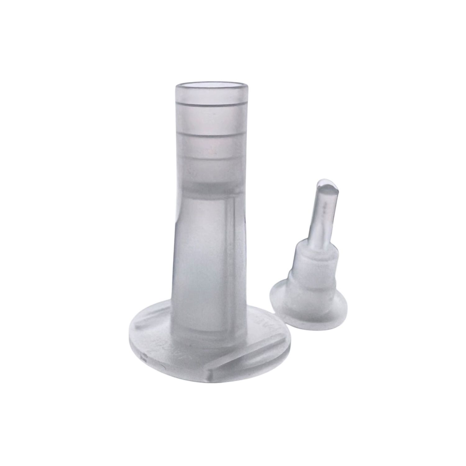 Surface Ports for Concrete Crack Repair - IEpoxy Injection Systems, 1-inch Base, with Cap, Static Mixer Compatible