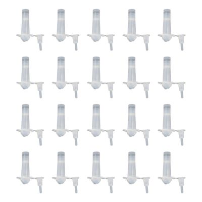 Polygem Epoxy Injection System Corner Ports - Concrete Crack &amp; Foundation Leak Repair, 20-Pack | High-Performance Epoxy Injection Ports for Concrete Repair and Foundation Strengthening -Ships Free