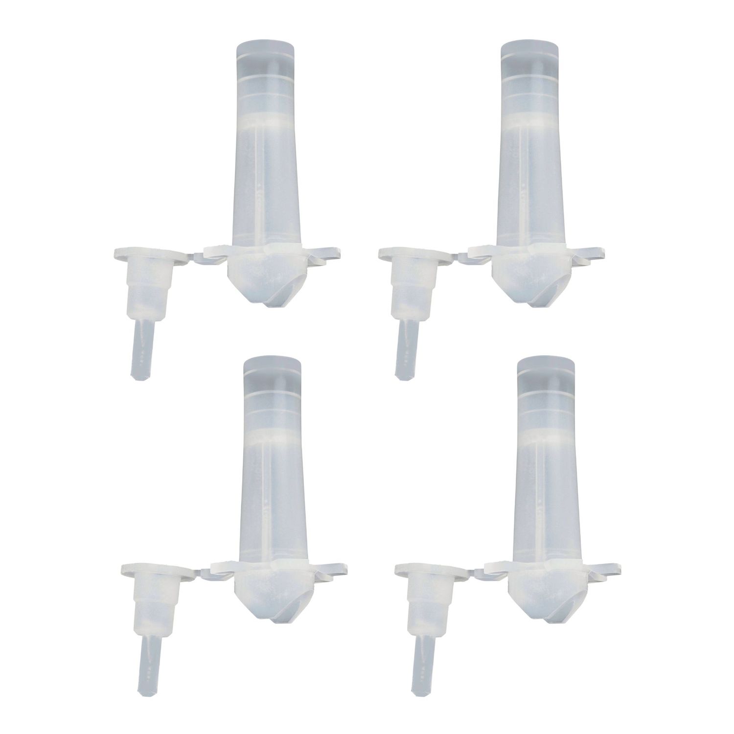 Polygem Corner Ports with Caps – 4-Pack Epoxy Injection Fittings for Concrete Crack Repair