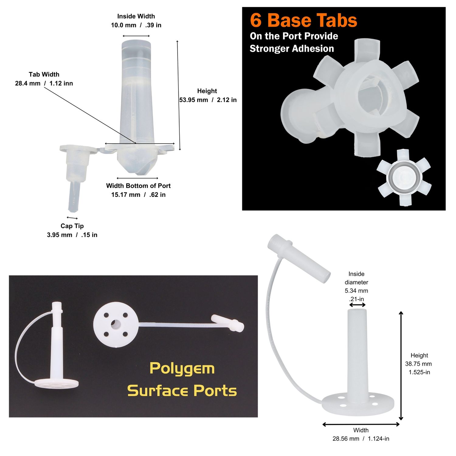 Surface & Corner Injection Ports | CBG Sourcing