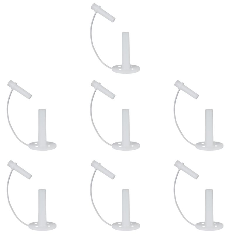 Polygem LCR Liquid Concrete Repair Injection Ports, 7-Pack with Attached Caps for LCR Industrial Strength Epoxy Injection System, Use LCR Epoxy Repair Paste for Mounting Ports to Crack Surface Polygem LCR Liquid Concrete Repair Injection Ports, 7-Pack with Attached Caps for LCR Industrial Strength Epoxy Injection System, Use LCR Epoxy Repair Paste for Mounting Ports to Crack Surface