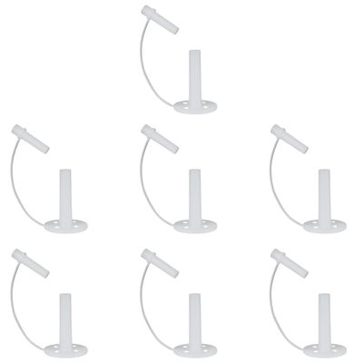Polygem LCR Liquid Concrete Repair Injection Ports, 7-Pack with Attached Caps for LCR Industrial Strength Epoxy Injection System, Use LCR Epoxy Repair Paste for Mounting Ports to Crack Surface