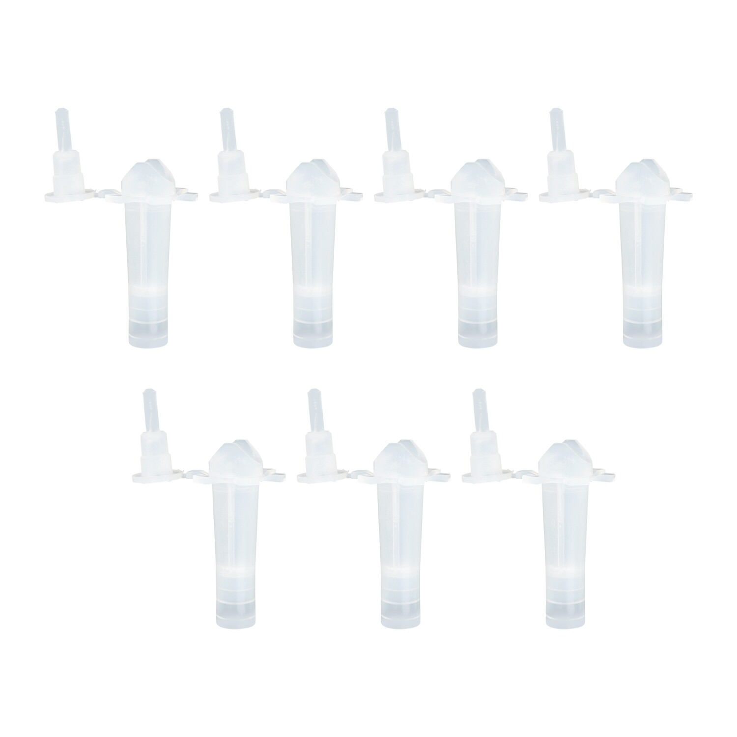 Polygem LCR Clear Corner Epoxy Injection Ports with Caps (7-Pack)