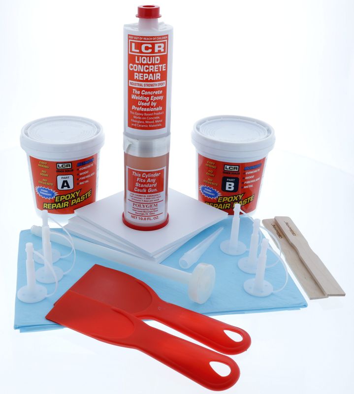 Small Crack Repair Kit – Fix up to 6 ft Wall or Foundation Crack | CBGSourcing™ featuring Polygem Epoxy