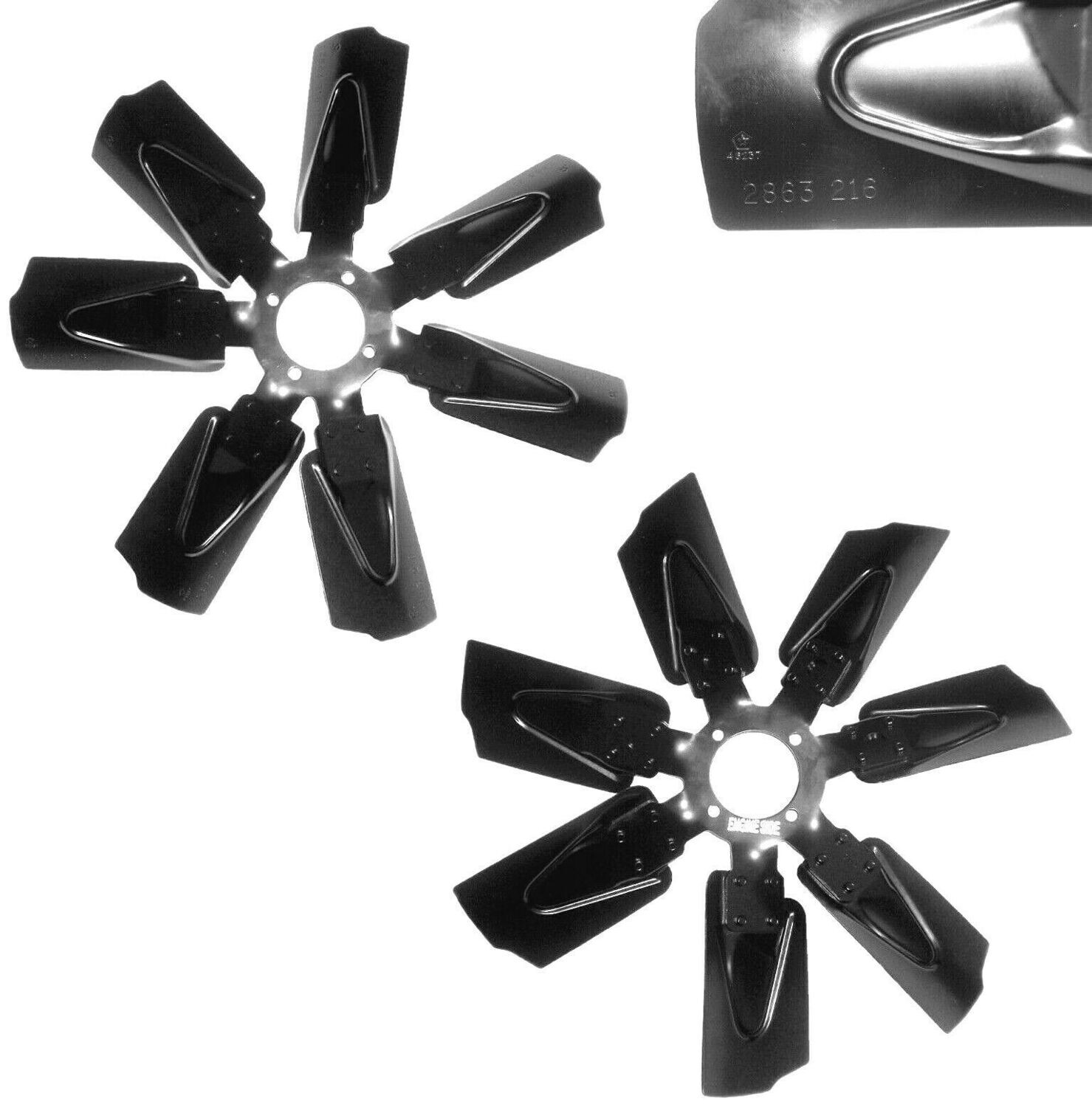 #2863216  18-1/2” 68-73 Fan Blade For Use With Clutch