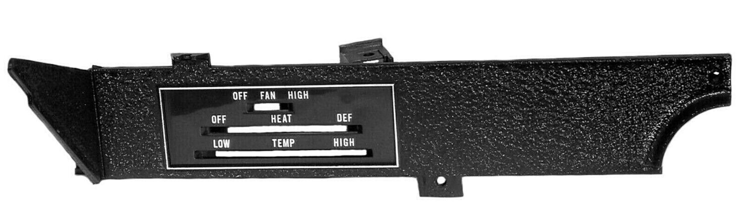 E-Body Rally Dash Heater Control Panel