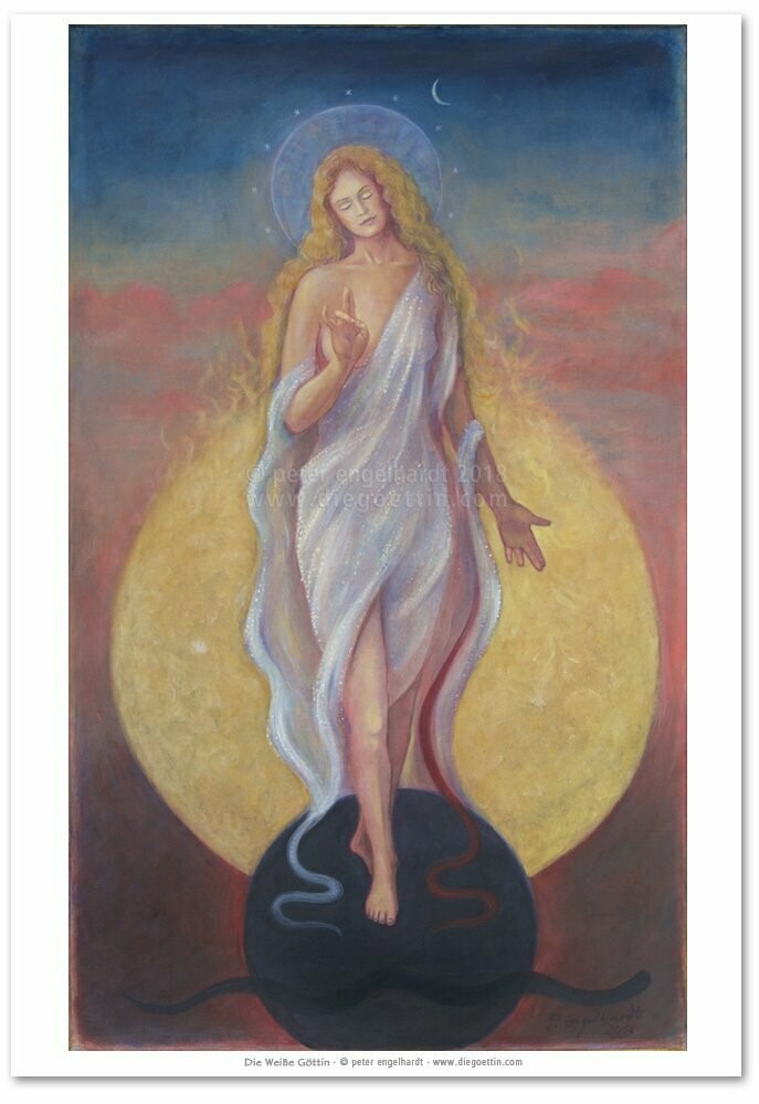 Die weiße Göttin FineArt-Print