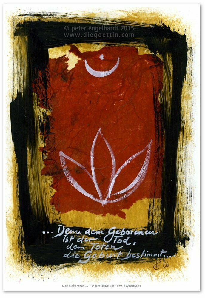 Dem Geborenen... FineArt-Print