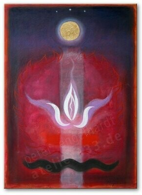 Shiva Yantra Leinwanddruck
