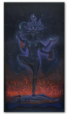 Mata Kali Leinwanddruck