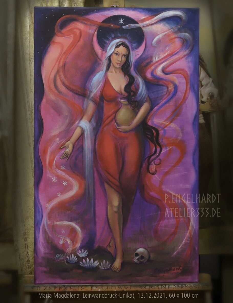 "Göttin der Fülle" Unikat 13.12.21,   60 x 100 cm