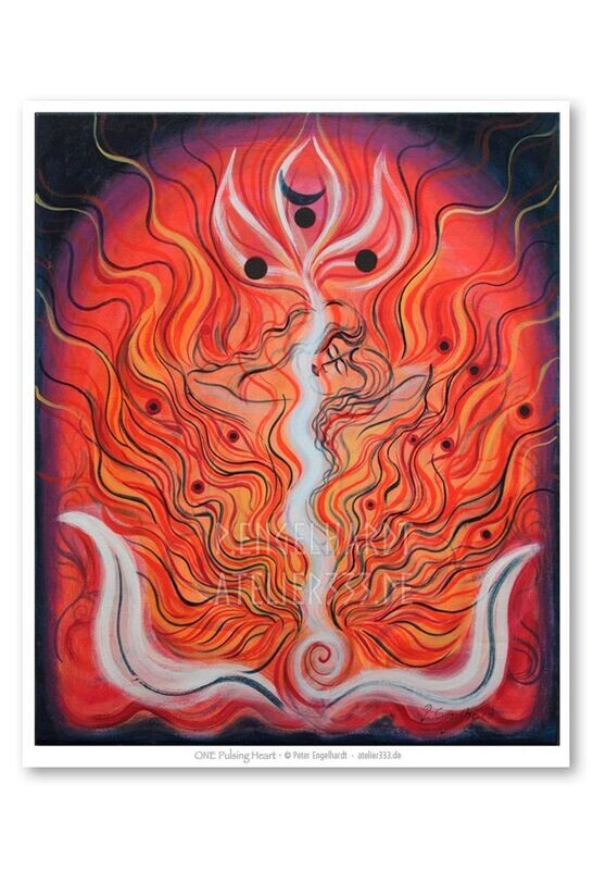 ONE Pulsing Heart Poster