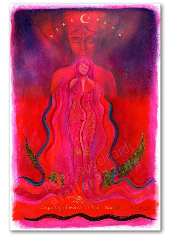Devi Mata Leinwanddruck