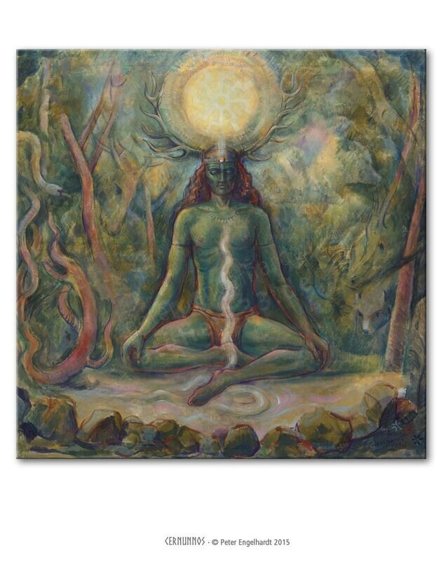 Cernunnos Leinwanddruck