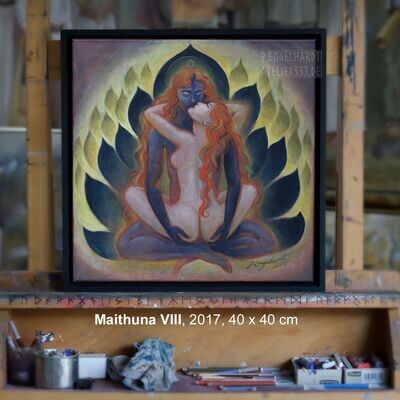 "Maithuna VIII" Original 40 x 40 cm