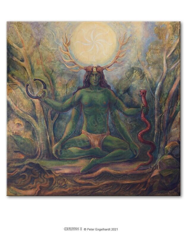 Cernunnos II Leinwanddruck