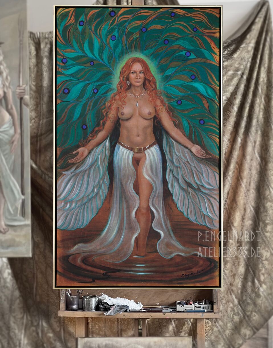 "FREYA" Unikat 8.8.2022, 70 x 120 cm
