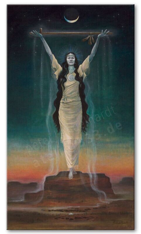 White Buffalo Calf Woman Leinwanddruck White Buffalo Calf Woman Leinwanddruck