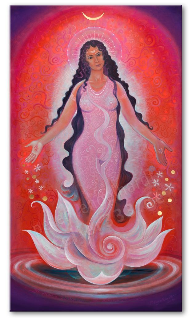 Maha Lakshmi Leinwanddruck