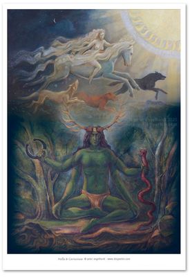 Holla & Cernunnos Poster
