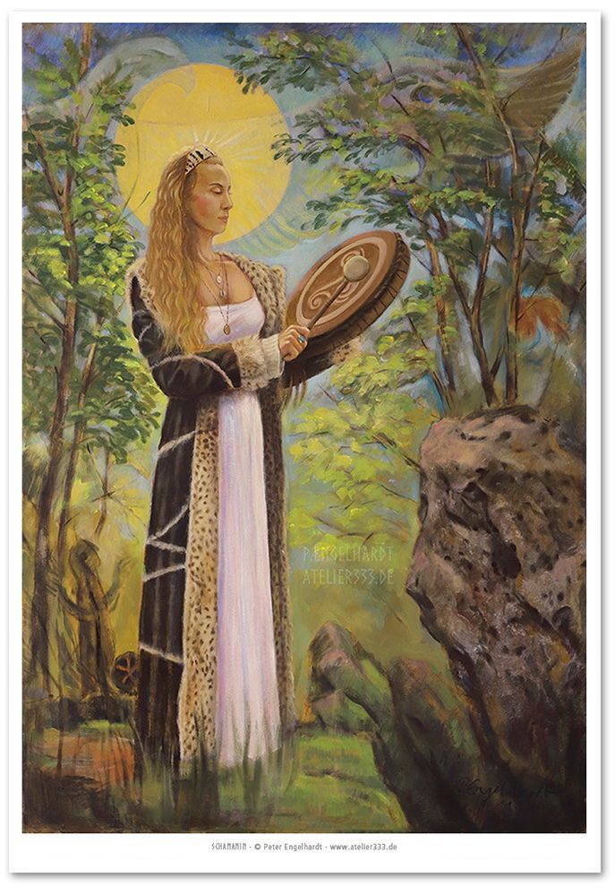 Schamanin FineArt-Print