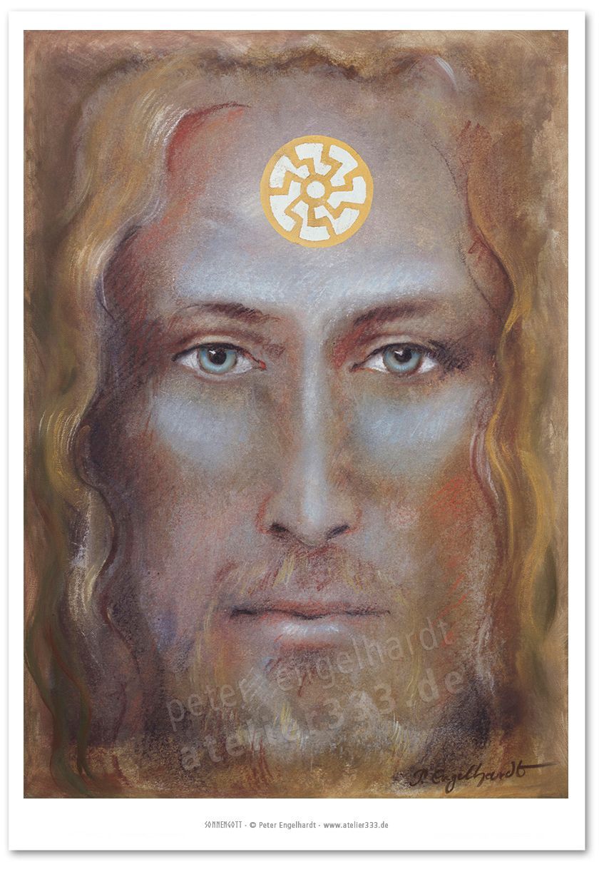 Sonnengott FineArt-Print